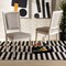 Baxton Studio Louane French Inspired Grey Fabric Upholstered and White Finished Wood Dining Chair, PK2 201-2PC-12332 - alternate 1